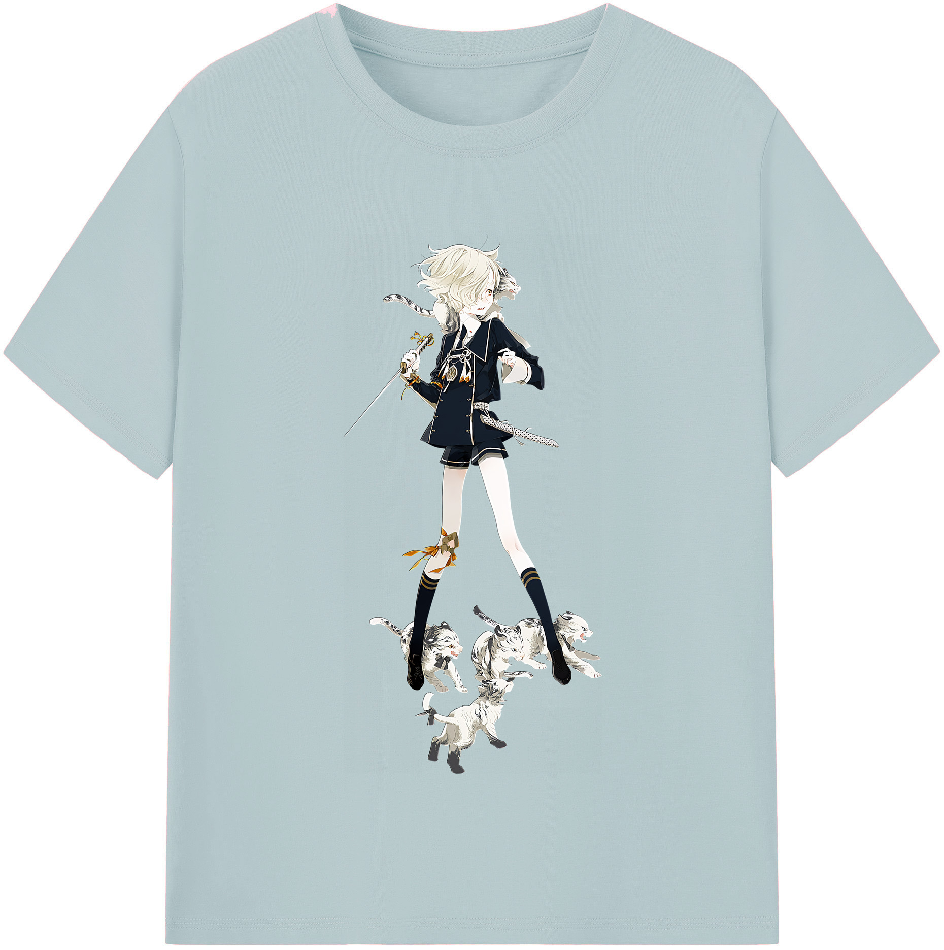 （画像用） 刀剣乱舞 Touken Ranbu 綿100％半袖Tシャツ（フロントプリント）